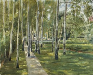 Max Liebermann, Der Garten des Künstlers, 1918